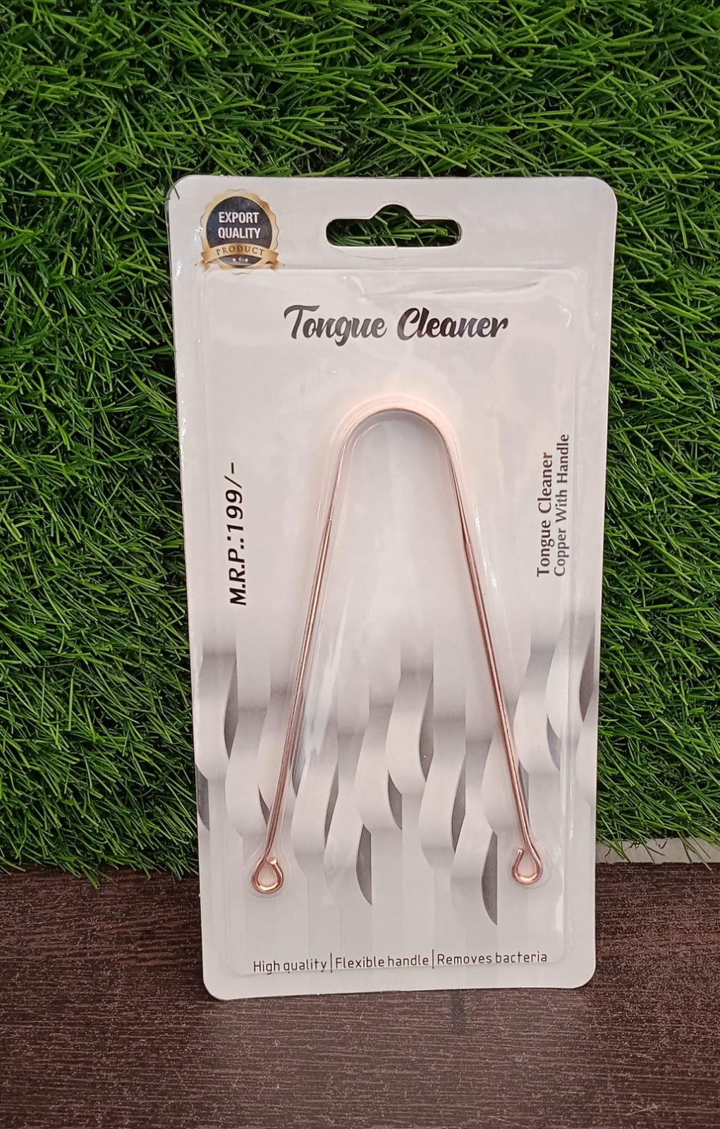 Tongue Cleaner For Kids & Adults | Tongue Scraper For Bad Breath, Maintain Oral Hygiene for Daily Use | for Fresh Breath & Bacteria Removal | Improved Taste (Steel, Copper, Tongue Cleaner / 1 Pc) - infinityexculsivestore.com