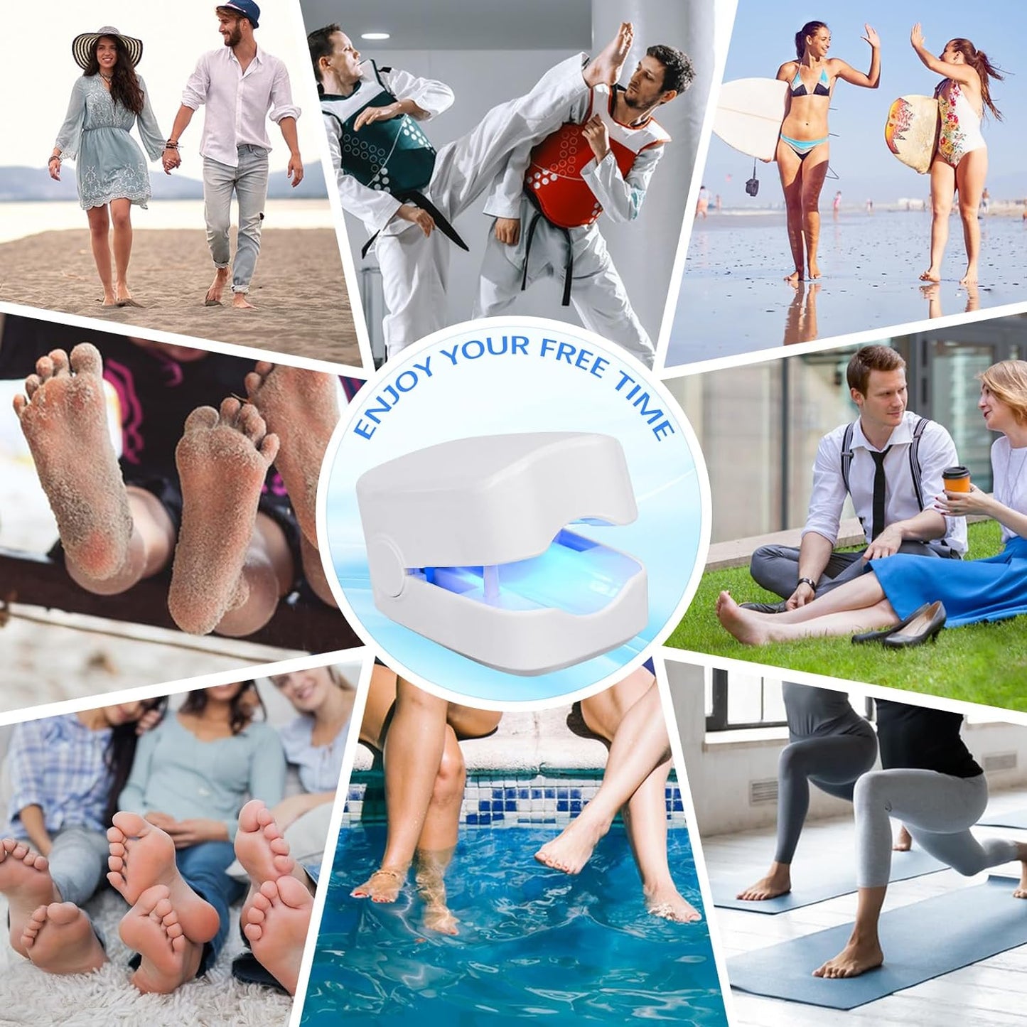 Rechargeable Nail Fungus Treatment for Toenail, Toe Nail Fungal Treatment Nail Fungus Laser Device, Anti - Fungal Nail Treatment for Hand & Feet Infections Remover for Home Use - infinityexculsivestore.com