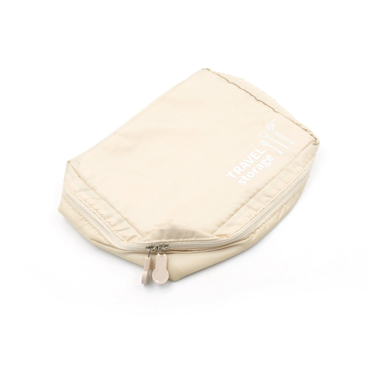 Travel Wash Bag Multi - Functional Waterproof Cosmetic Storage Bag Handheld Foldable Hook Cosmetic Bag with Zipper Closure Handbag Portable Classification Bags(1 Pc Mix Design) - infinityexculsivestore.com