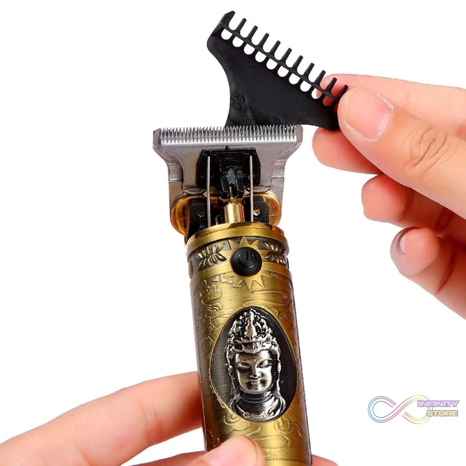 Electric shaving machine dry shaving for men - hair shaving and trimming beard With adjustable blade clipper. - infinityexculsivestore.com