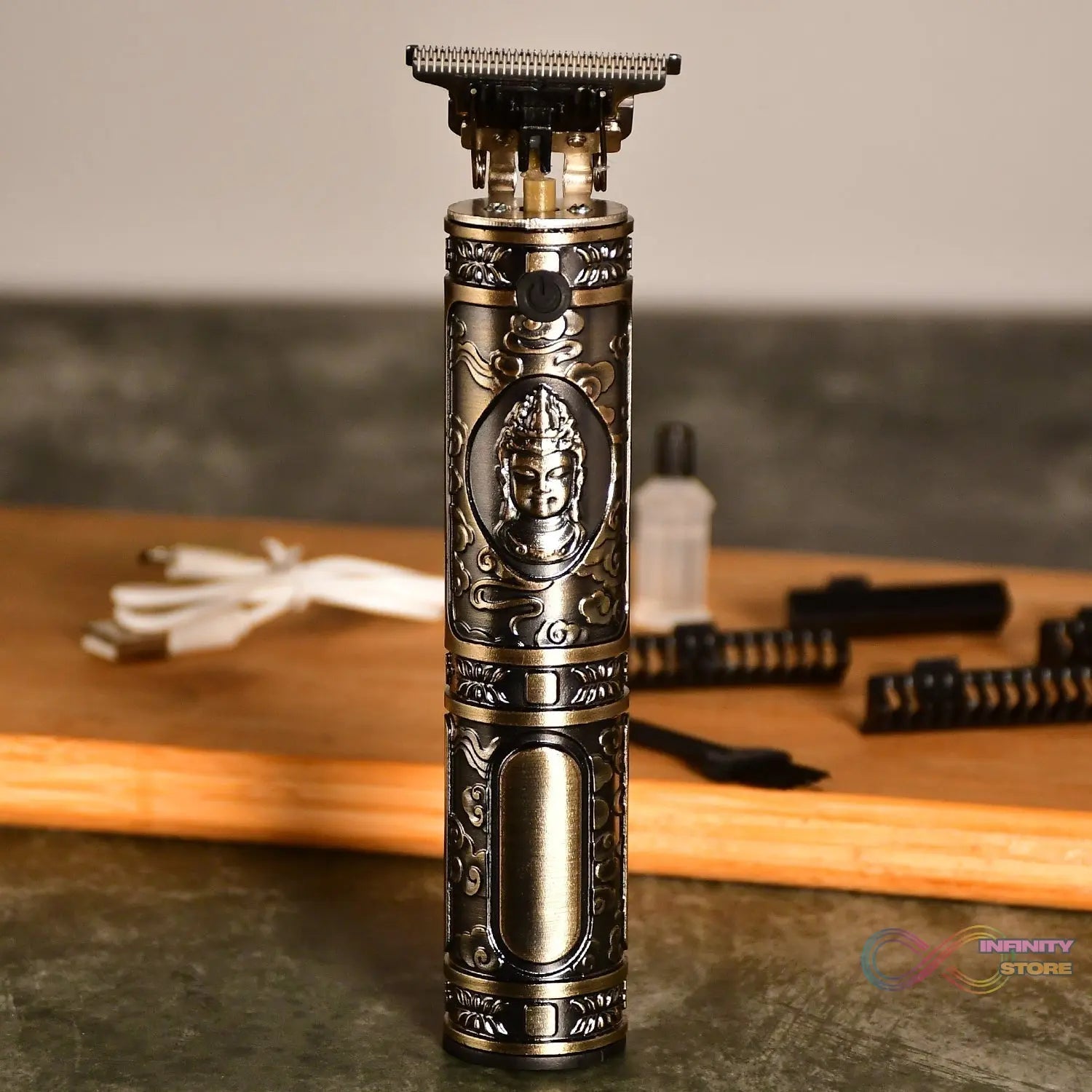 Electric shaving machine dry shaving for men - hair shaving and trimming beard With adjustable blade clipper. - infinityexculsivestore.com