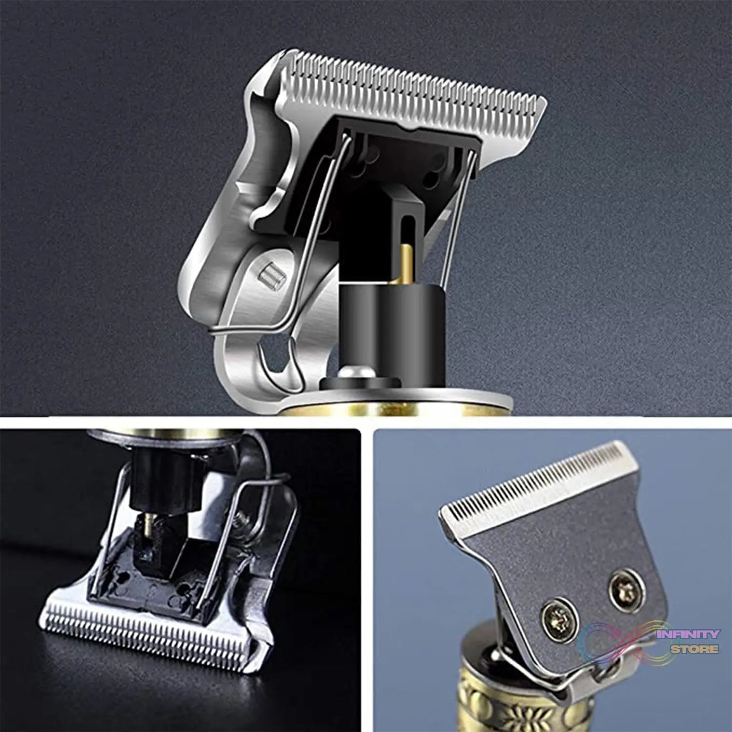Electric shaving machine dry shaving for men - hair shaving and trimming beard With adjustable blade clipper. - infinityexculsivestore.com