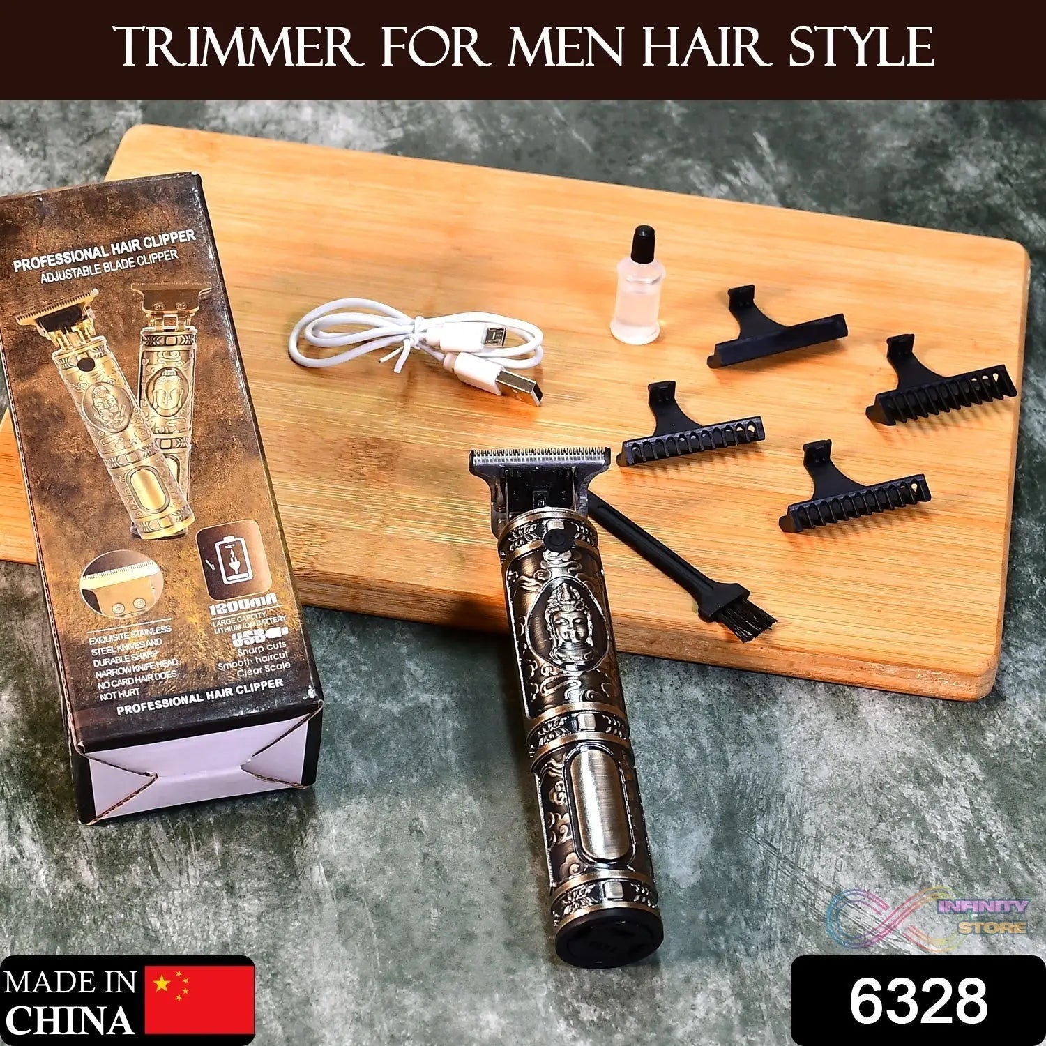 Electric shaving machine dry shaving for men - hair shaving and trimming beard With adjustable blade clipper. - infinityexculsivestore.com