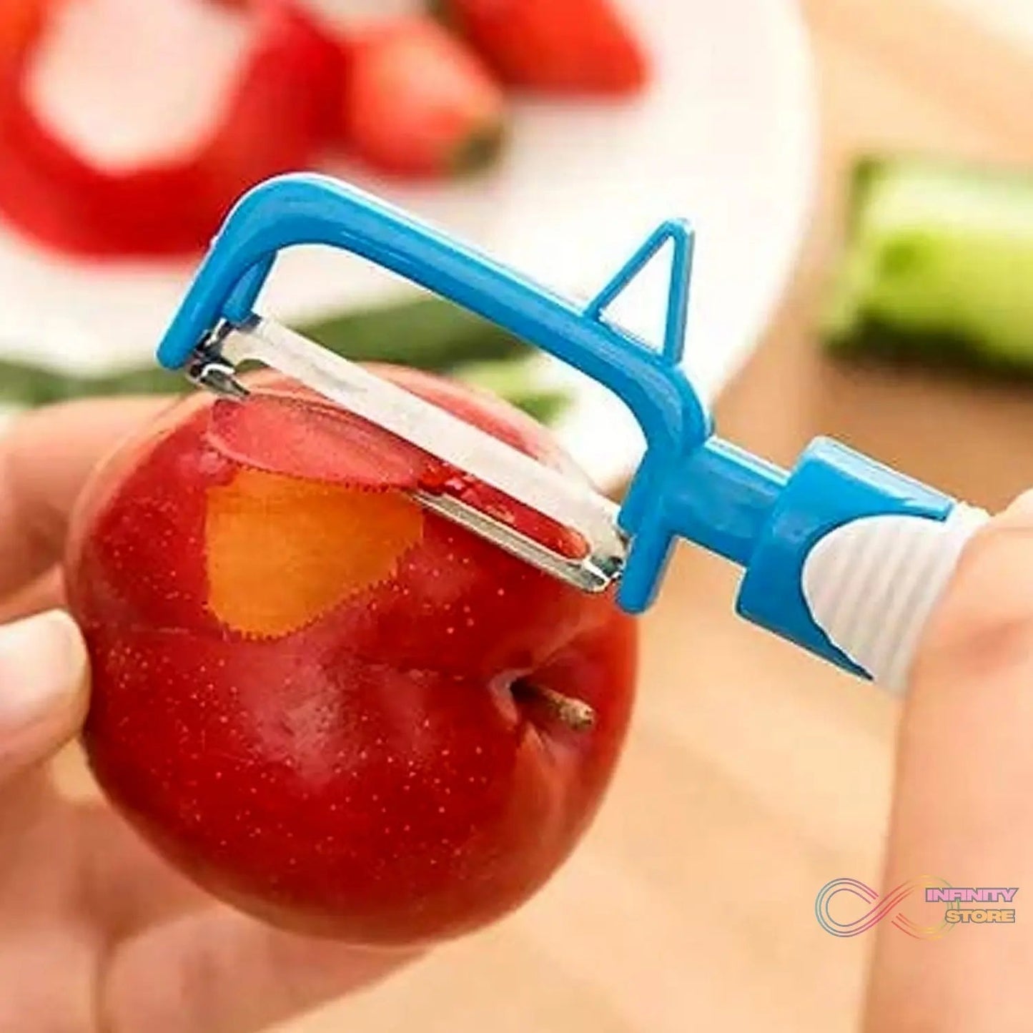 Vegetable Fruit Peelers Slicer & Bottle Opener, Kitchen Peeler For Veggie Fruit Potato Carrot, Bottle Opener With Plastic Handle Bottle Openers Wine Bottle Opener Cold Drink Bottle Opener (2Pc) - infinityexculsivestore.com