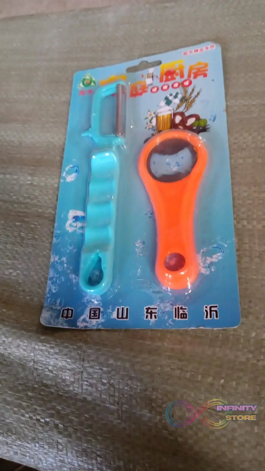 Vegetable Fruit Peelers Slicer & Bottle Opener, Kitchen Peeler For Veggie Fruit Potato Carrot, Bottle Opener With Plastic Handle Bottle Openers Wine Bottle Opener Cold Drink Bottle Opener (2Pc) - infinityexculsivestore.com