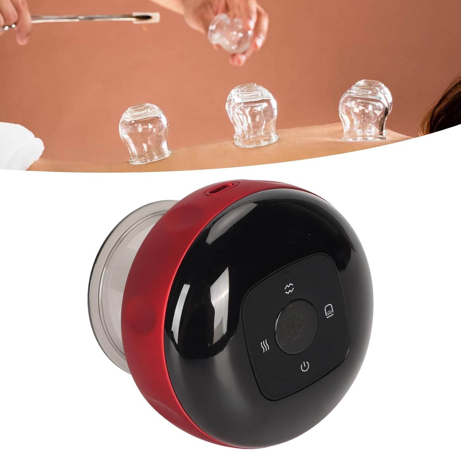 Electric Intelligent Breathing Cupping Massage Instrument The Smart Cupping Therapy Set's Massager for Muscle and Joint Pain Cellulite Massage Back Pain Relief for Back Shoulder Leg (1 Pc) - infinityexculsivestore.com