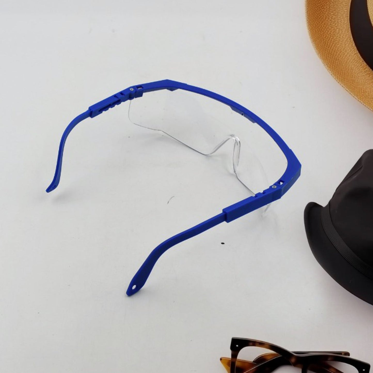 Safety Glasses Dust Wind Proof Eye Glasses UV Protection, Safety Goggles Eyewear Adjustable clear shooting eye protection eyewear clear glasses for men women lab goggles over glasses - infinityexculsivestore.com