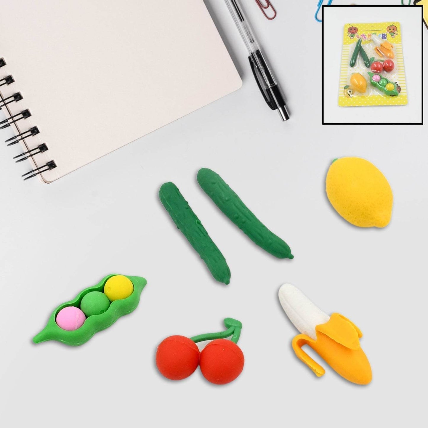 3D Mix Design Fancy & Stylish Colorful Erasers, Mini Eraser Creative Cute Novelty Eraser for Children Different Designs Eraser Set for Return Gift, Birthday Party, School Prize (1 Set) - infinityexculsivestore.com