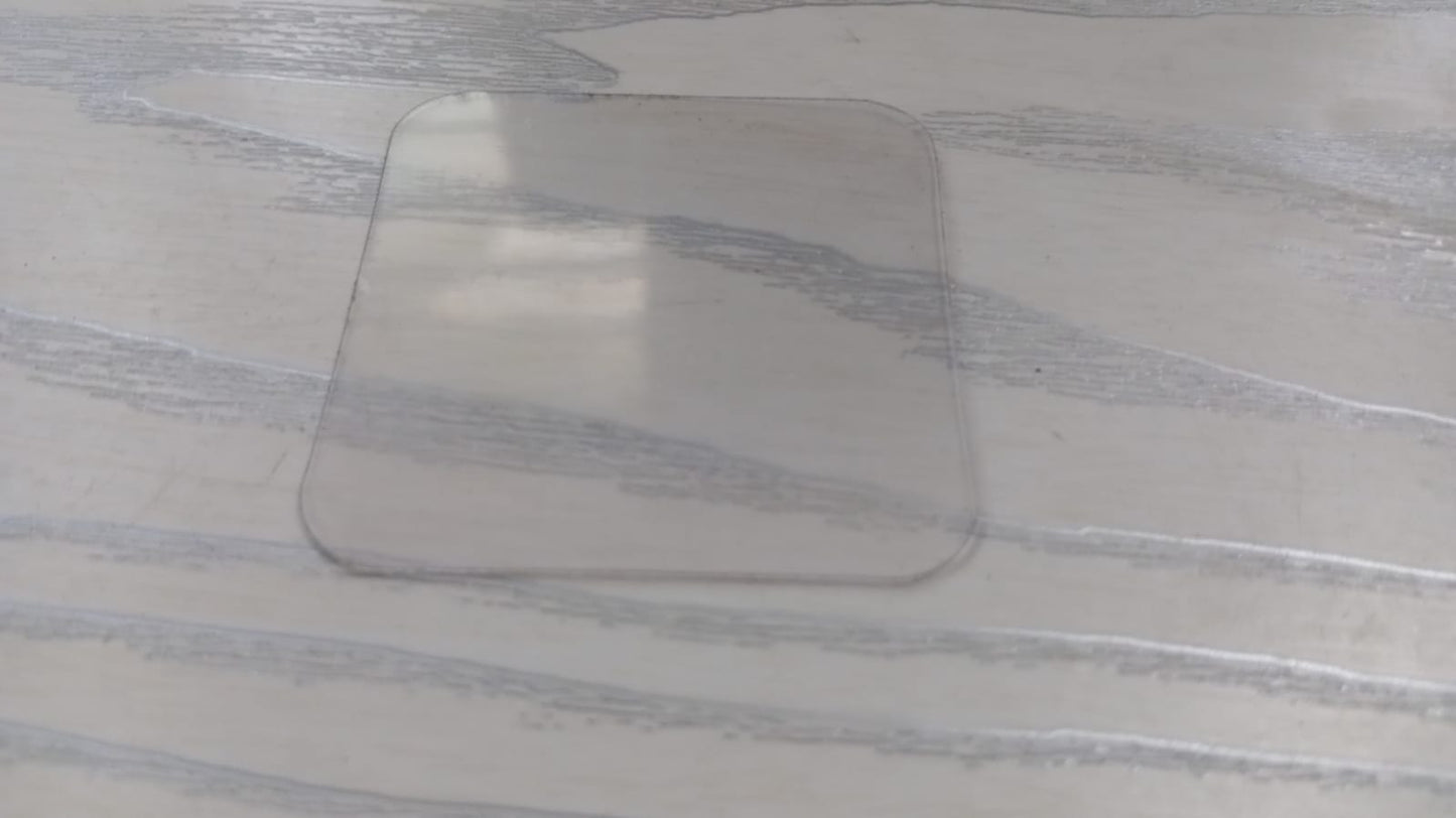 New Double Side Tape Sticker Strong Waterproof Wall Indoor Nano Adhesive No Trace Gel Clear Industrial Multipurpose Removable Use for Bedroom, Home, Kitchen, Hotel (0.6mmx1pc) - infinityexculsivestore.com