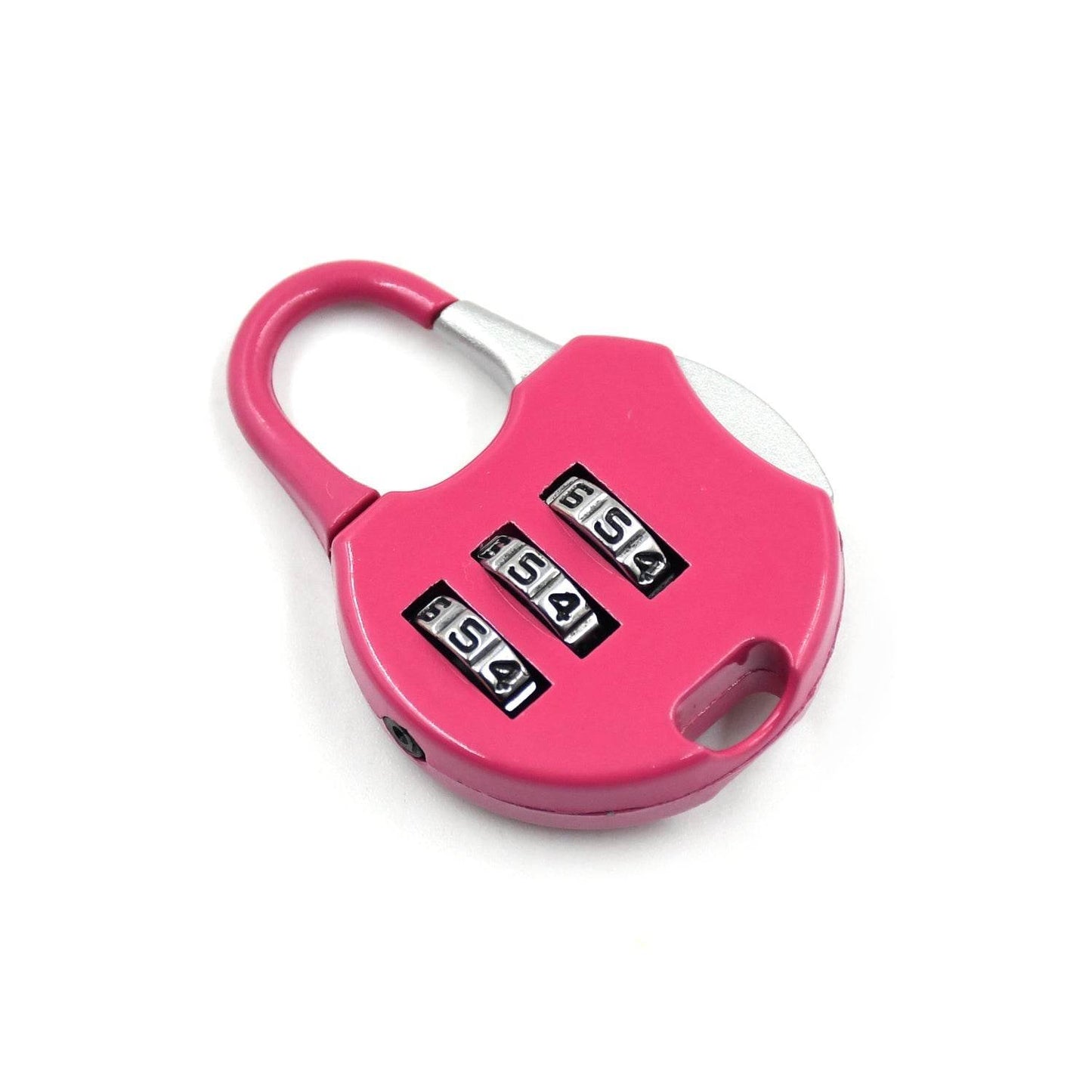 3-Digit Travel Combination Lock of Zinc Alloy, Small Safe Combination Padlock Resettable Number Lock Small Colorful Code Locks for Lockers Suitcases Luggage With Safety Lanyard Spring Coil Wire Disc Brake Lock Reminder Cable - infinityexculsivestore.com