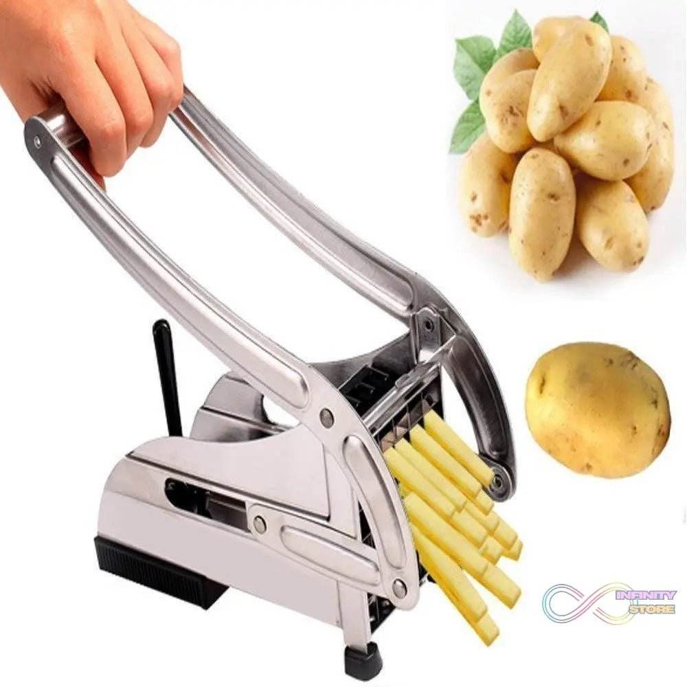 FRENCH FRIES POTATO CHIPS STRIP CUTTER MACHINE WITH BLADE - infinityexculsivestore.com