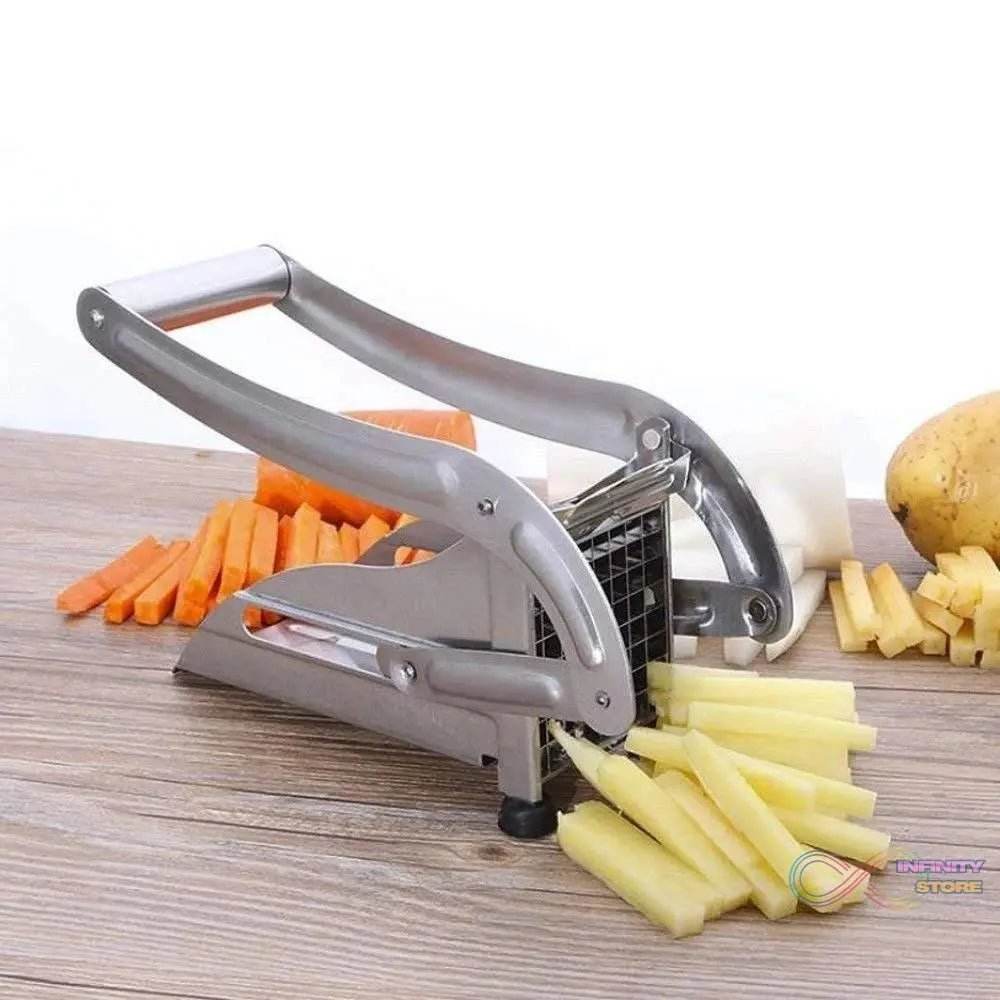 FRENCH FRIES POTATO CHIPS STRIP CUTTER MACHINE WITH BLADE - infinityexculsivestore.com