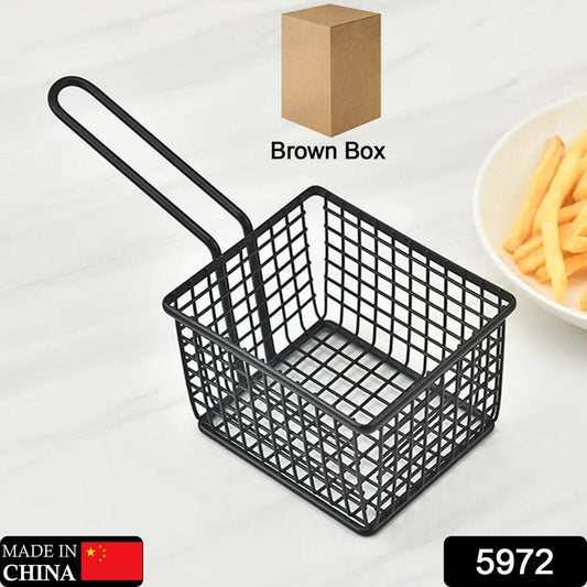 frying baskets for chips Stainless Steel Snack Basket Potato Mesh Strainer Basket French Fries Food Basket Food Strainer Cooking Tools frying basket - infinityexculsivestore.com