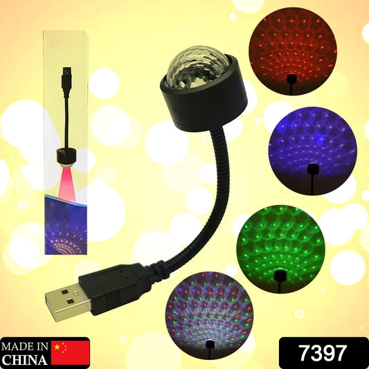 USB Star Night Light Projector and Mini Disco Ball Light, Adjustable Auto Roof Interior Car Ceiling Lights, Flexible Atmosphere Strobe Light Decorations for Bedroom Car Party Ceiling - infinityexculsivestore.com