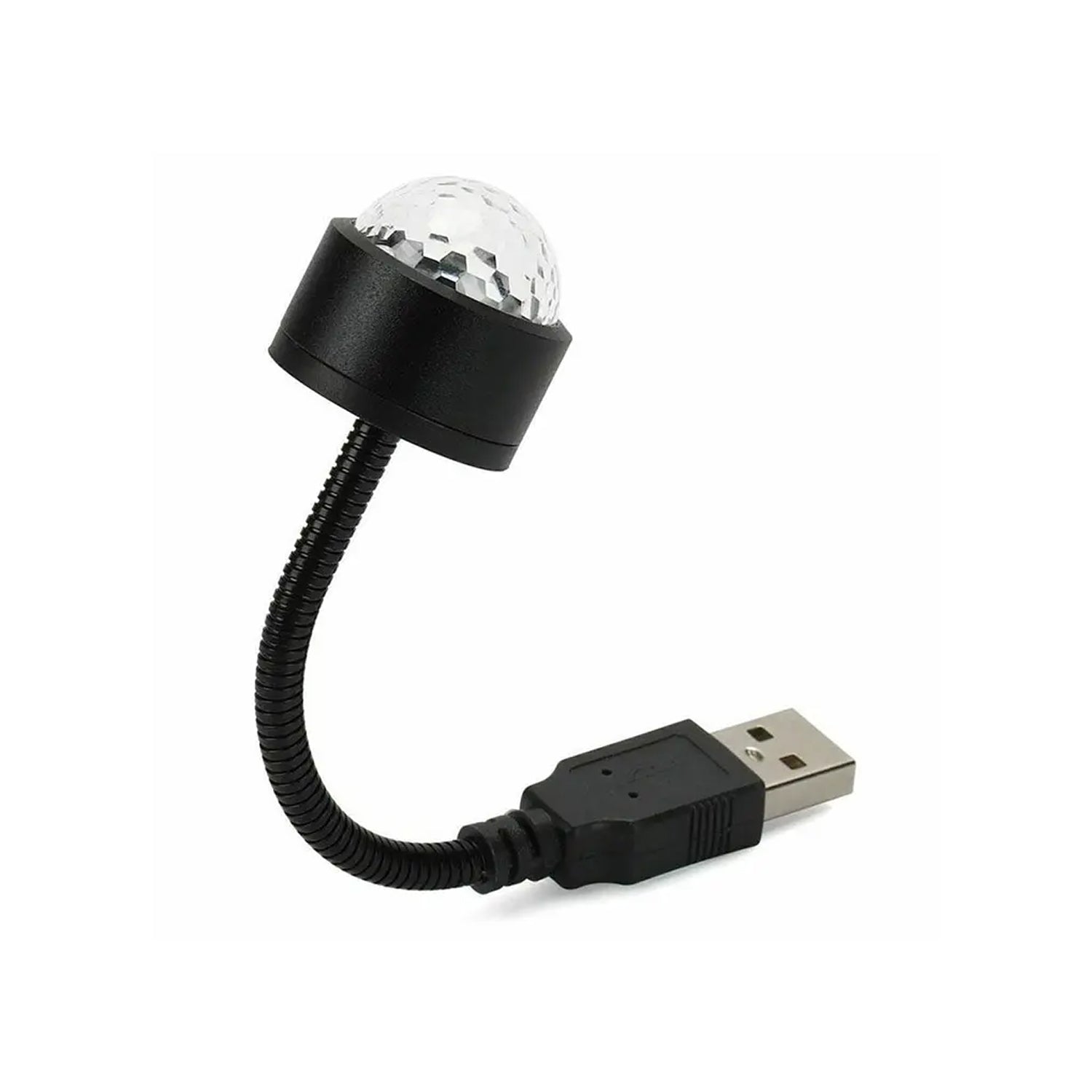 USB Star Night Light Projector and Mini Disco Ball Light, Adjustable Auto Roof Interior Car Ceiling Lights, Flexible Atmosphere Strobe Light Decorations for Bedroom Car Party Ceiling - infinityexculsivestore.com