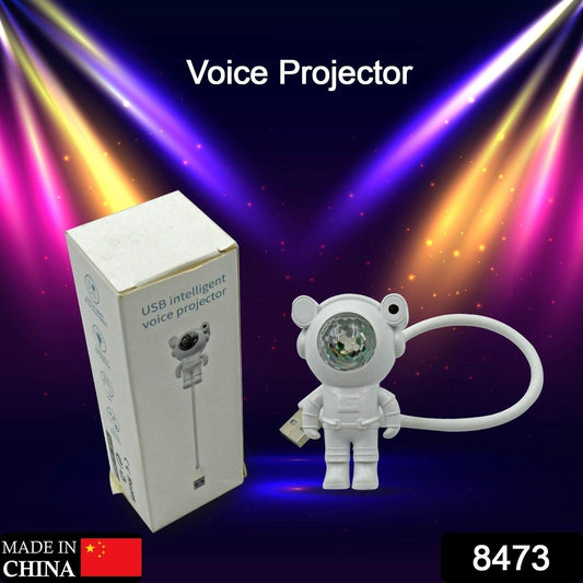 USB Intelligent Voice Projector Astro Night Light Projector, Galaxy Light Star Projector, Cartoon Light, LED Light, Desk Lamp, Mini Night Light, Cartoon Reading Lamp, USB Port for Kids Room Adults Bedroom Party Gaming Room - infinityexculsivestore.com