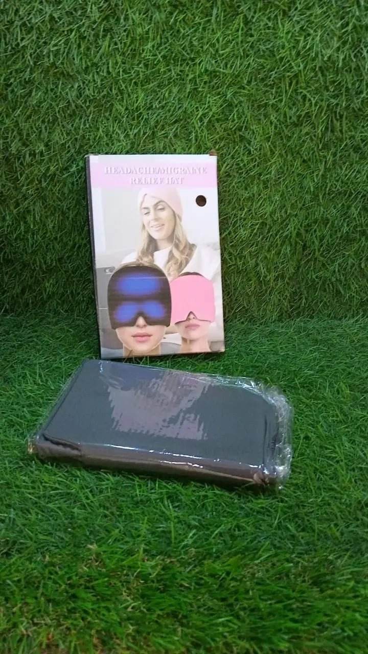 Headache Relief Hat Migraine Cap, Wearable Migraine Mask Ice Head Wrap for Tension Headache, Puffy Eyes, Sinus Headache & Stress Relief - infinityexculsivestore.com