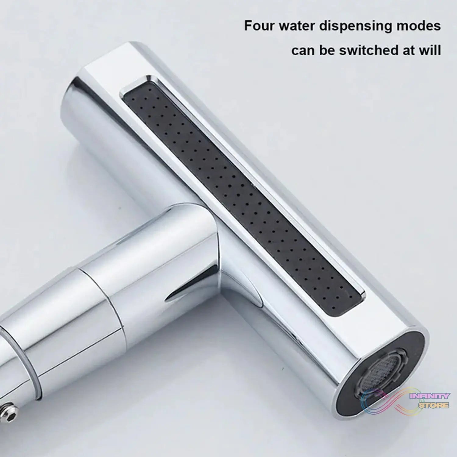 Multifunction Shower Waterfall Kitchen Faucet, 360° Rotation Waterfall Kitchen Faucet, Touch Kitchen Faucet, Faucet Extender for Kitchen Sink, Swivel Waterfall Kitchen Faucet for Washing Vegetable Fruit (4 In 1 ) - infinityexculsivestore.com