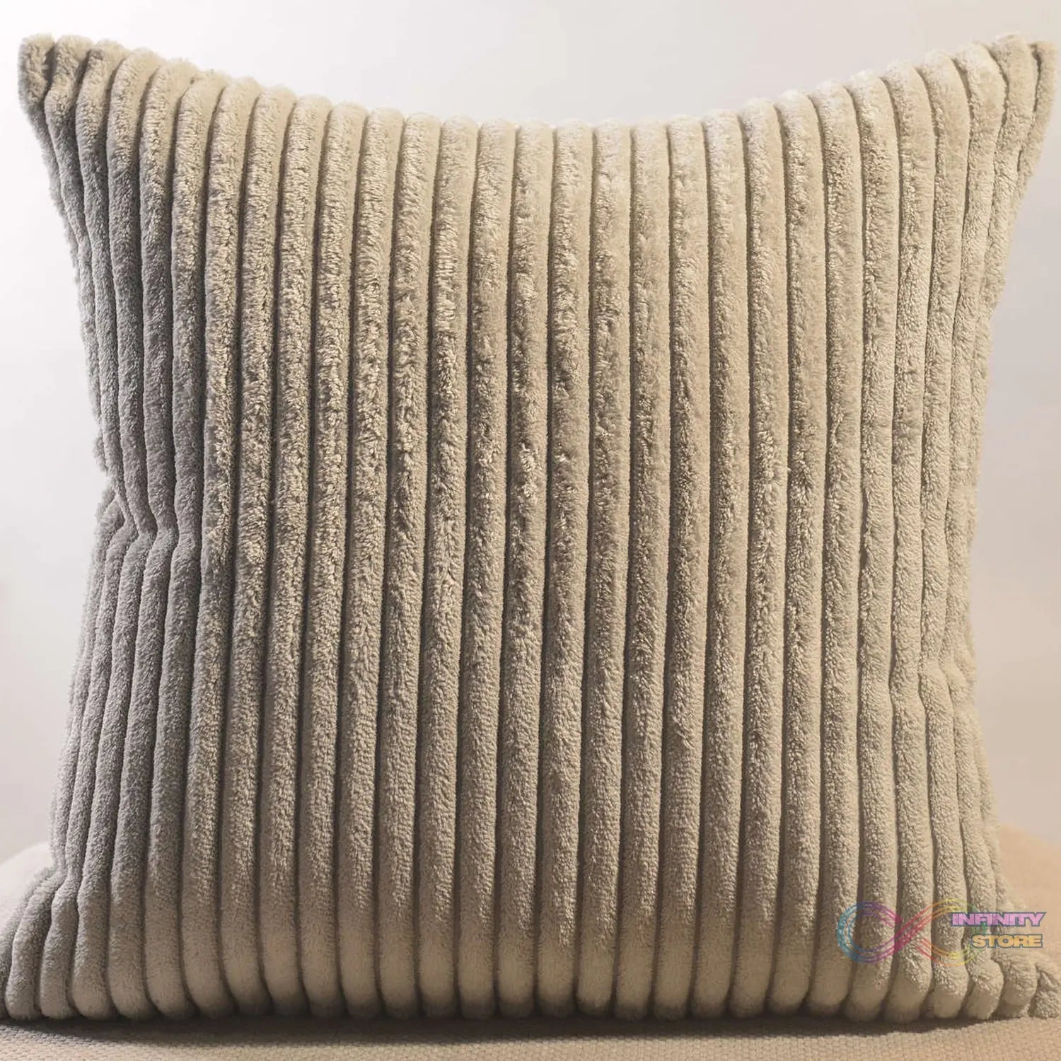 Throw Pillow Covers, 16x16 inch, Pack of 1 Couch Pillows Cover, Soft Corduroy Decorative Pillow Covers, Square Pillowcase for Bed Sofa Chair Bedroom Home Farmhouse Decor (1 Pc) - infinityexculsivestore.com