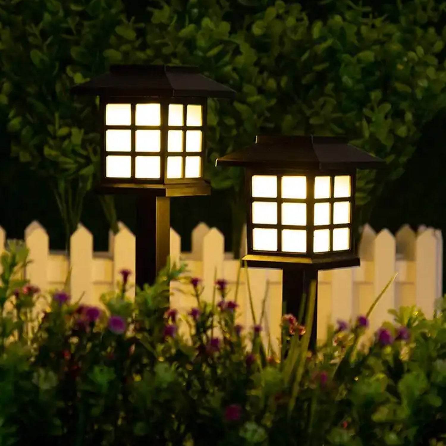 Big Solar Outdoor Lights, 6 Pack Waterproof Solar Pathway Lights, 10 Hrs Long-Lasting LED Landscape Lighting Solar Garden Lights, Solar Lights for Walkway Path Driveway Patio Yard & Lawn (6 Pc Set) - infinityexculsivestore.com