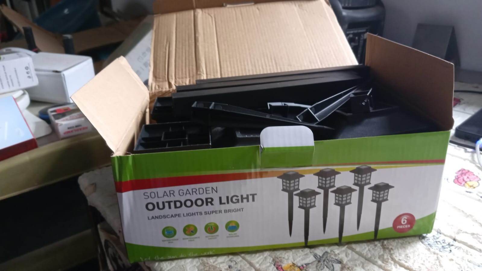 Big Solar Outdoor Lights, 6 Pack Waterproof Solar Pathway Lights, 10 Hrs Long-Lasting LED Landscape Lighting Solar Garden Lights, Solar Lights for Walkway Path Driveway Patio Yard & Lawn (6 Pc Set) - infinityexculsivestore.com