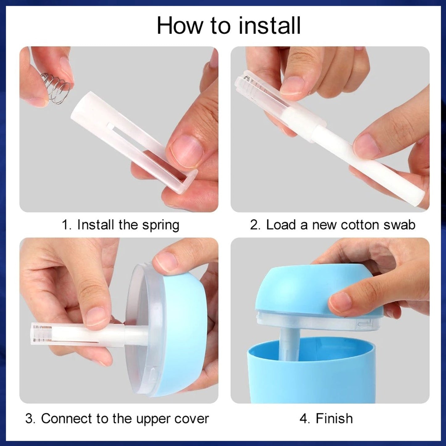 Portable Lighting Mini Humidifier, USB Personal Desktop Air Humidifier for Baby Bedroom Travel Office Home with Light, Cool Mist Humidifier, Essential Oil Diffusers, Cool Mist Humidifiers (250 ML) - infinityexculsivestore.com