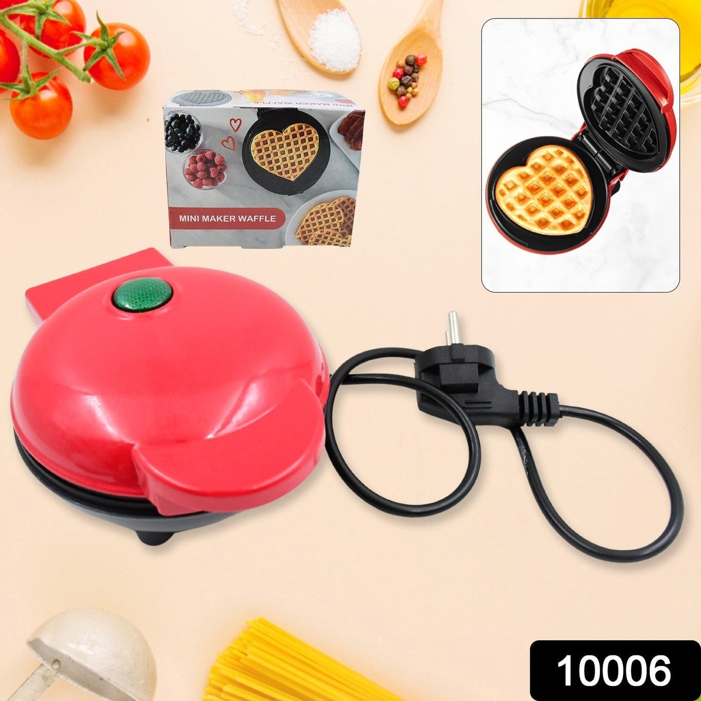 Mini Waffle Maker Machine Waffle Iron Home Appliances Kitchen Gift Easy To Clean, On - Stick Surfaces, Perfect Breakfast, Dessert, Sandwich, Pan Cakes, Paninis / Other Snacks Machine - infinityexculsivestore.com