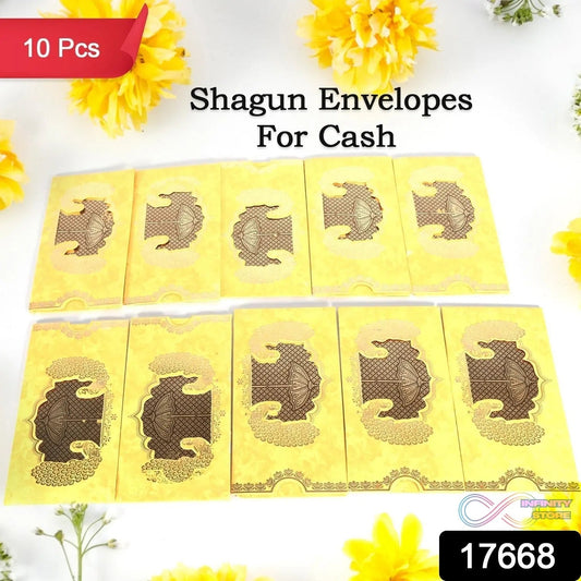 Wedding Gift Envelopes pack of 10 pcs Money Cash Gift Cover Shagun Birthday Marriage, Baby Shower, Anniversary, Money Envelope Lifafa Envelope Multicolor Premium Envelope (10 Pcs Set) - infinityexculsivestore.com