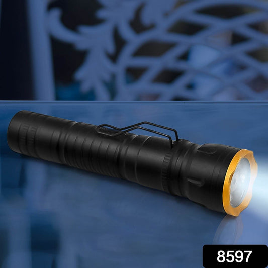 2in1 5 LED With 1 Laser Light PortableΒ Mini Torch / Flashlight LED Powerful High Lumens Pen Light with Clip, Portable Pocket Compact Torch for Emergency A Battery operated (1 Pc / Battery not included) - infinityexculsivestore.com