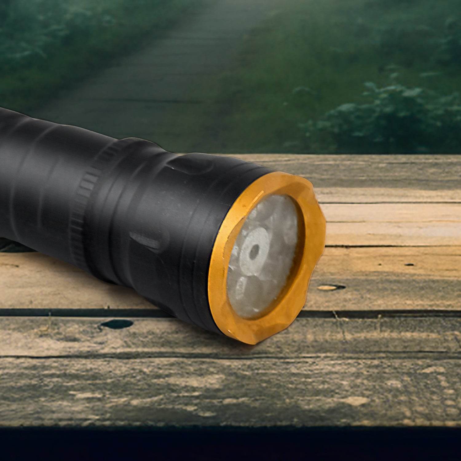 2in1 5 LED With 1 Laser Light Portable Mini Torch / Flashlight LED Powerful High Lumens Pen Light with Clip, Portable Pocket Compact Torch for Emergency A Battery operated (1 Pc / Battery not included) - infinityexculsivestore.com