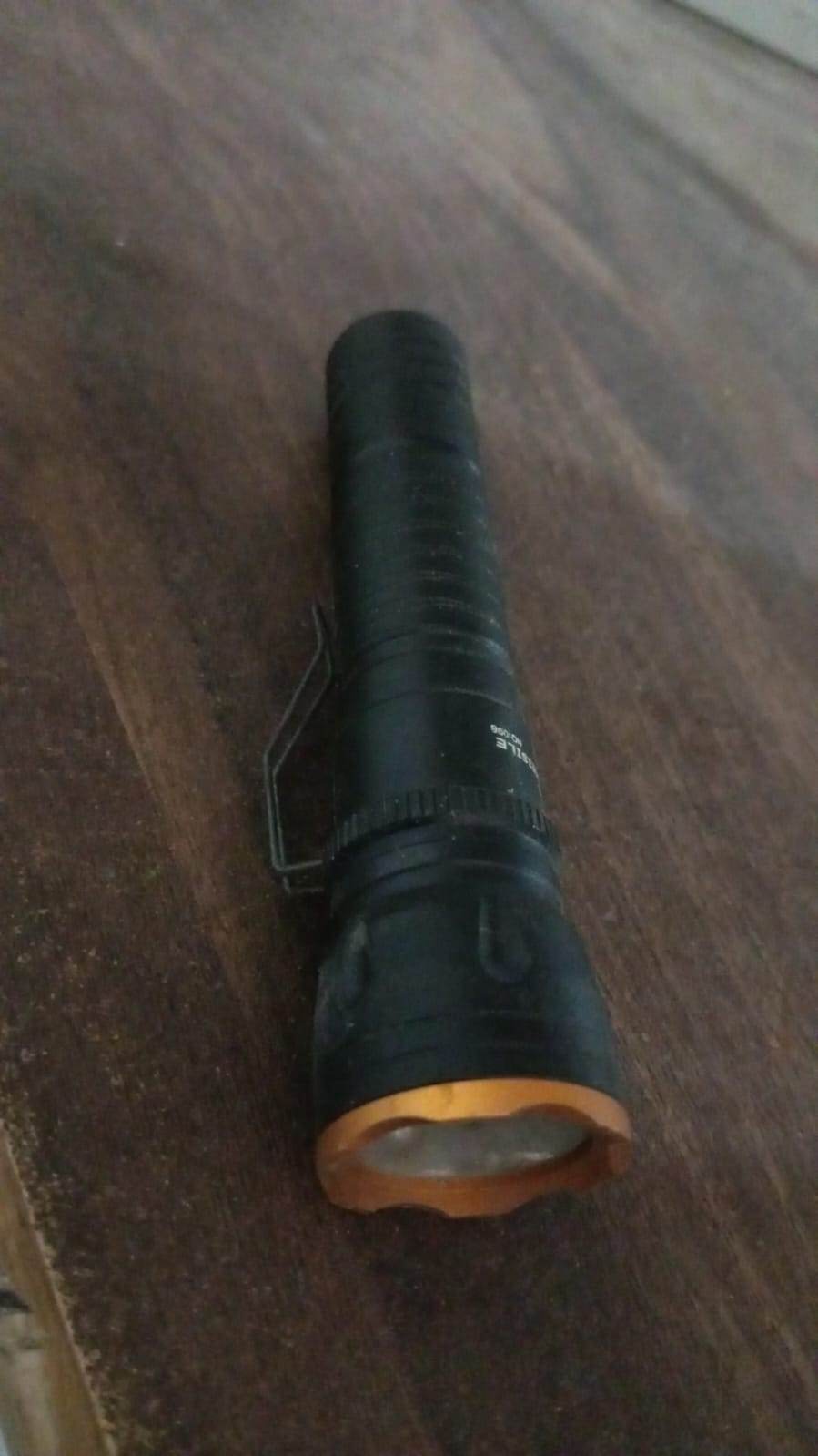 2in1 5 LED With 1 Laser Light Portable Mini Torch / Flashlight LED Powerful High Lumens Pen Light with Clip, Portable Pocket Compact Torch for Emergency A Battery operated (1 Pc / Battery not included) - infinityexculsivestore.com