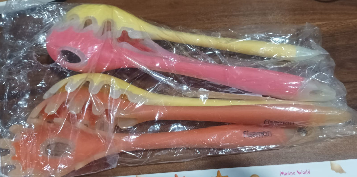 Multipurpose Silicone Spoon, Silicone Basting Spoon Non - Stick Kitchen Utensils Household Gadgets Heat - Resistant Non Stick Spoons Kitchen Cookware Items For Cooking and Baking (6 Pcs Set) - infinityexculsivestore.com