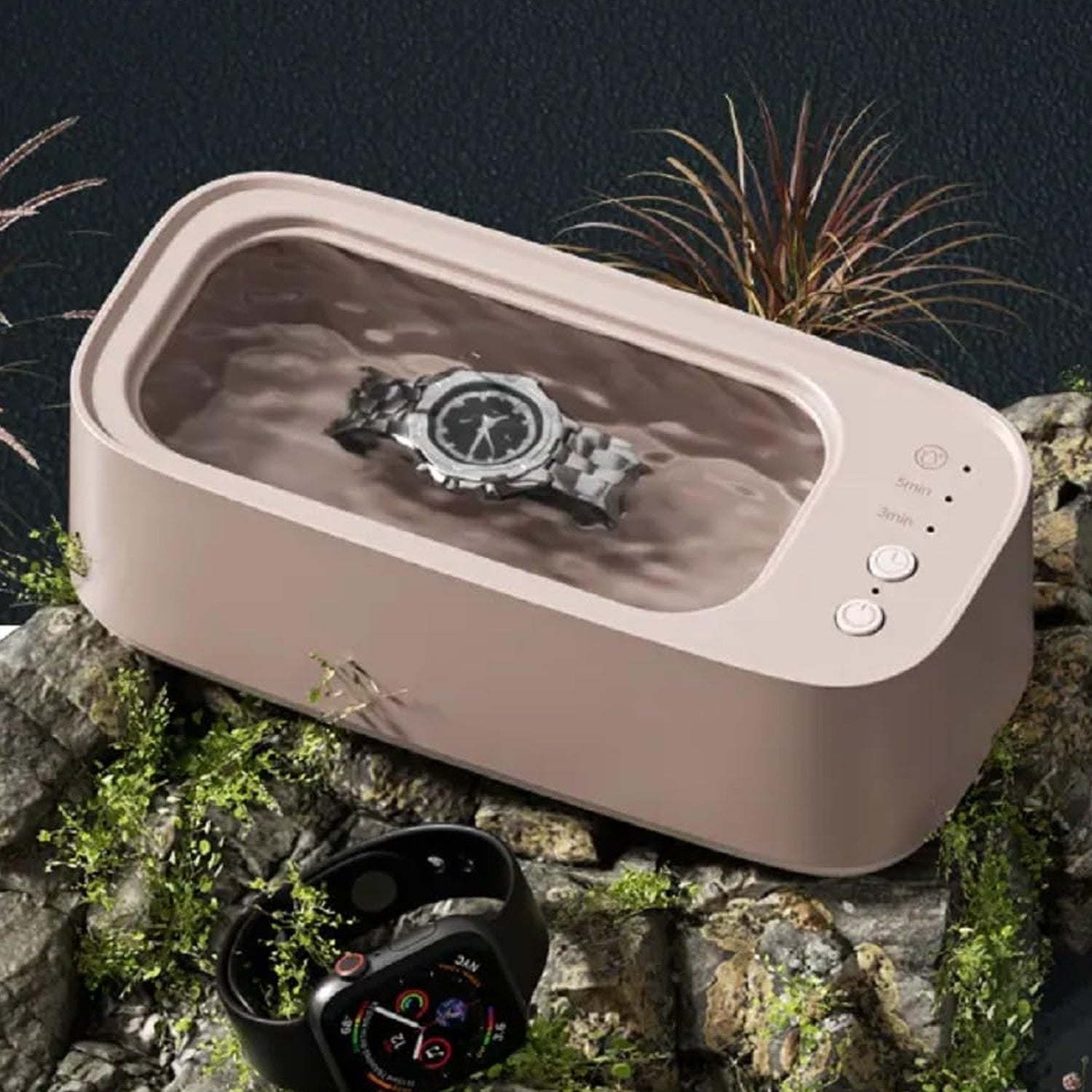 Ultrasonic Jewelry, Cleaner, Ultrasonic Cleaning Machine, Portable Jewelry Cleaning Machine for Jewelry, Ring, Silver, Retainer, Glasses, Watches, Coins, High Frequency Vibration Machine google/ optical cleaner machine (USB Operated) - infinityexculsivestore.com