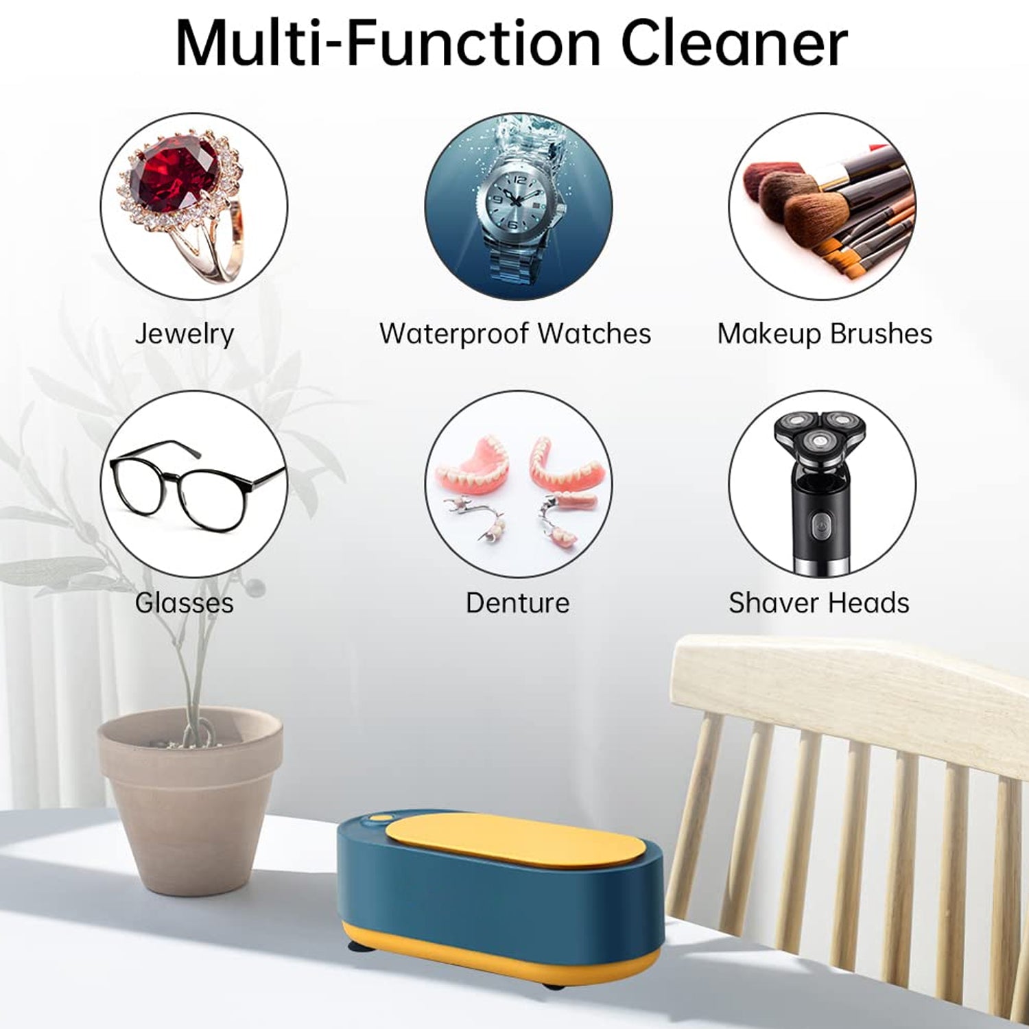 Ultrasonic Jewelry, Cleaner, Ultrasonic Cleaning Machine, Portable Jewelry Cleaning Machine for Jewelry, Ring, Silver, Retainer, Glasses, Watches, Coins, High Frequency Vibration Machine google/ optical cleaner machine (USB Operated) - infinityexculsivestore.com