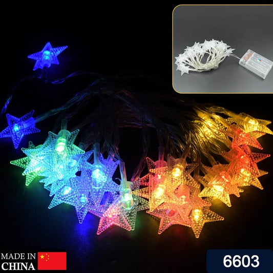 28 LED / Star 3.9 Meter Star Shape Led Light Battery Operated with Flashing Modes for Home Decoration, Kids Room, Waterproof Diwali & Wedding LED Christmas Light Indoor and Outdoor Light ,Festival Decoration (Multicolor Battery Not Included 3.9Mtr) - infinityexculsivestore.com