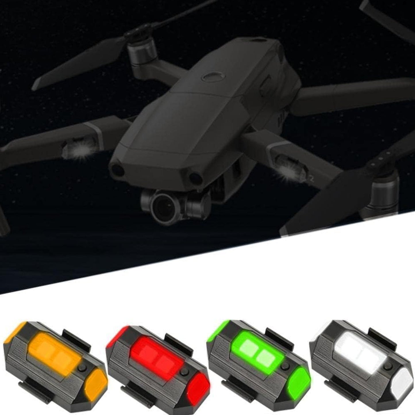 Mini LED Strobe Lights, Waterproof Lights, Lightweight RGB LED Lights Drone Strobe Lights Veicle Anti - Collision Strobe Light Bike Motocycle Lights USB Recharge Multi - colors - infinityexculsivestore.com