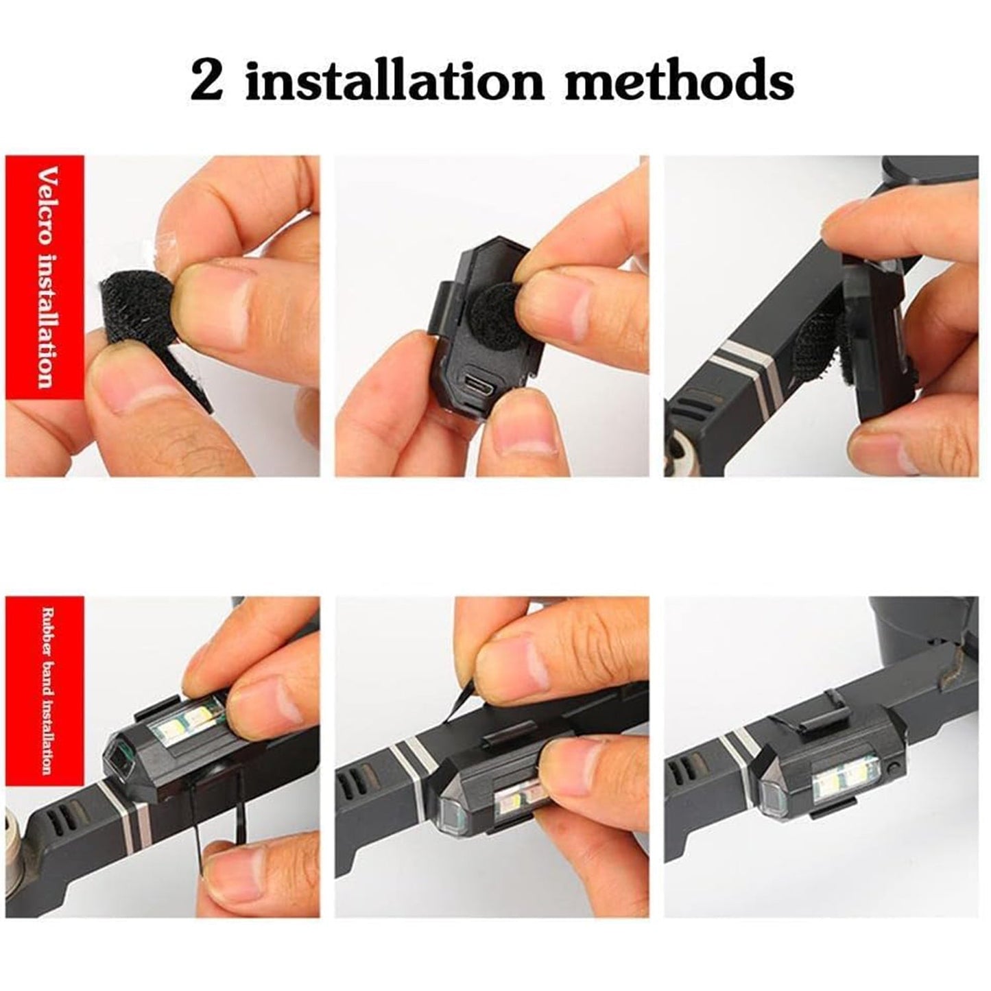 Mini LED Strobe Lights, Waterproof Lights, Lightweight RGB LED Lights Drone Strobe Lights Veicle Anti - Collision Strobe Light Bike Motocycle Lights USB Recharge Multi - colors - infinityexculsivestore.com
