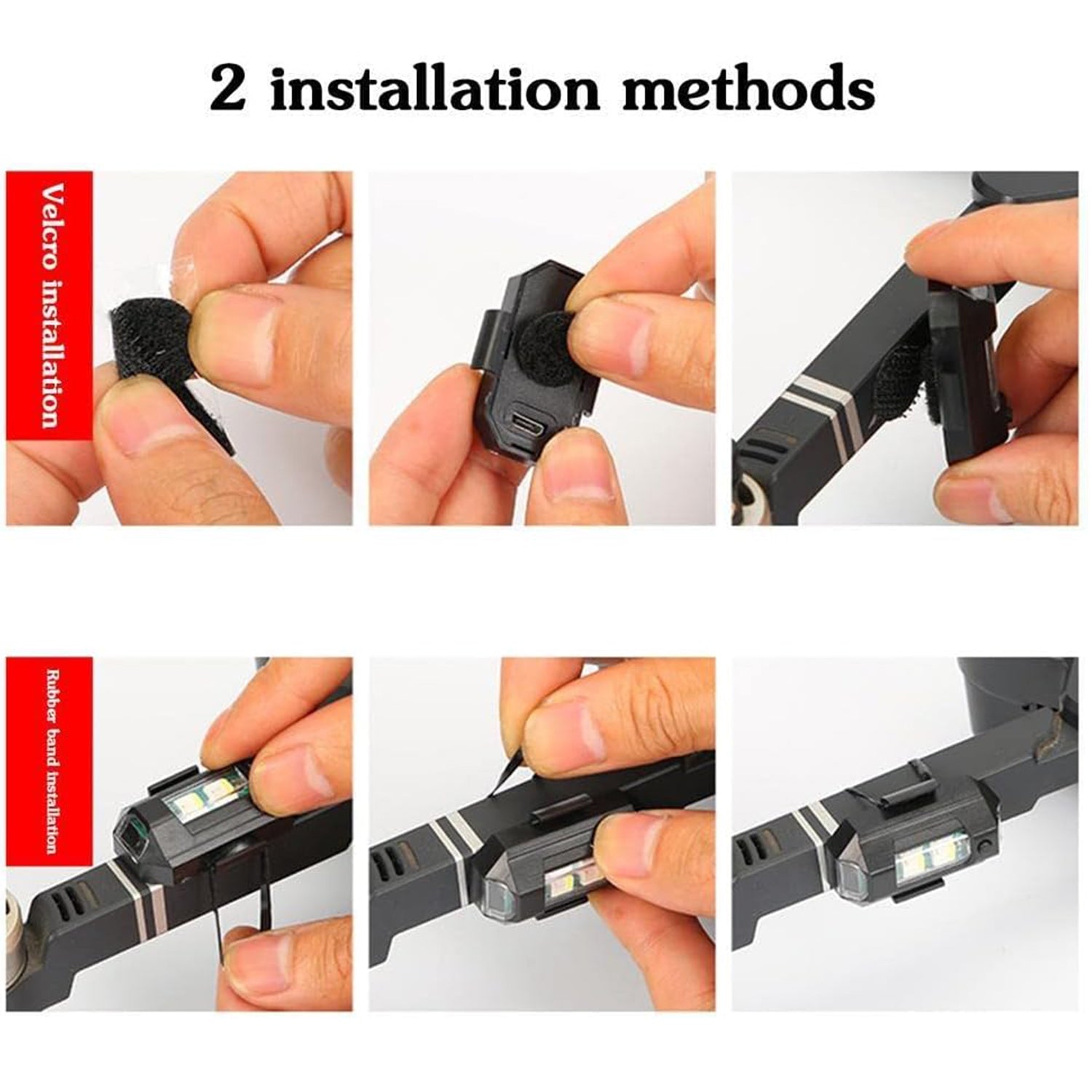 Mini LED Strobe Lights, Waterproof Lights, Lightweight RGB LED Lights Drone Strobe Lights Veicle Anti - Collision Strobe Light Bike Motocycle Lights USB Recharge Multi - colors - infinityexculsivestore.com