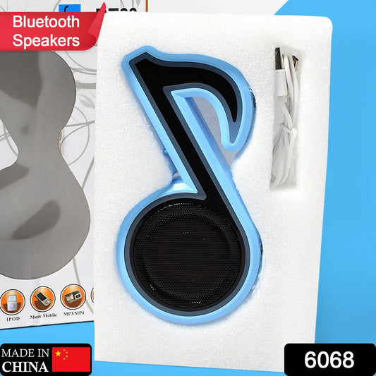 Mini Portable Music Note Shape Speaker Subwoofer Colorful Musical Note LED Lighting Sound For Creatives Gift Computer Phone Sound Equipment Bluetooth speaker (Media Player) - infinityexculsivestore.com