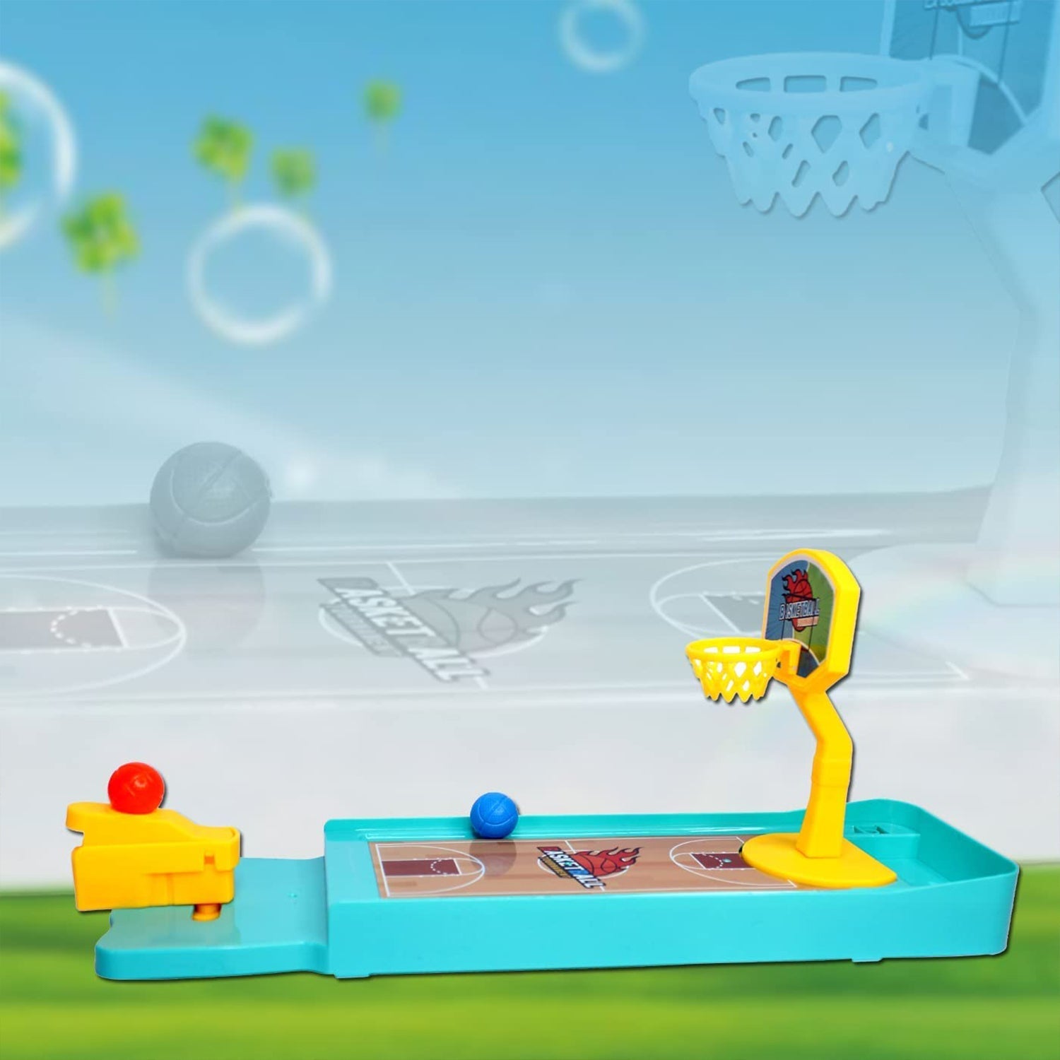Mini Table Top Finger Basketball Game for Kids - Desktop Game for Kids & Adults, Basketball Finger Bowling Game, Fun Indoor Finger Bowling Game for Boys & Girls, Family Board Game - infinityexculsivestore.com
