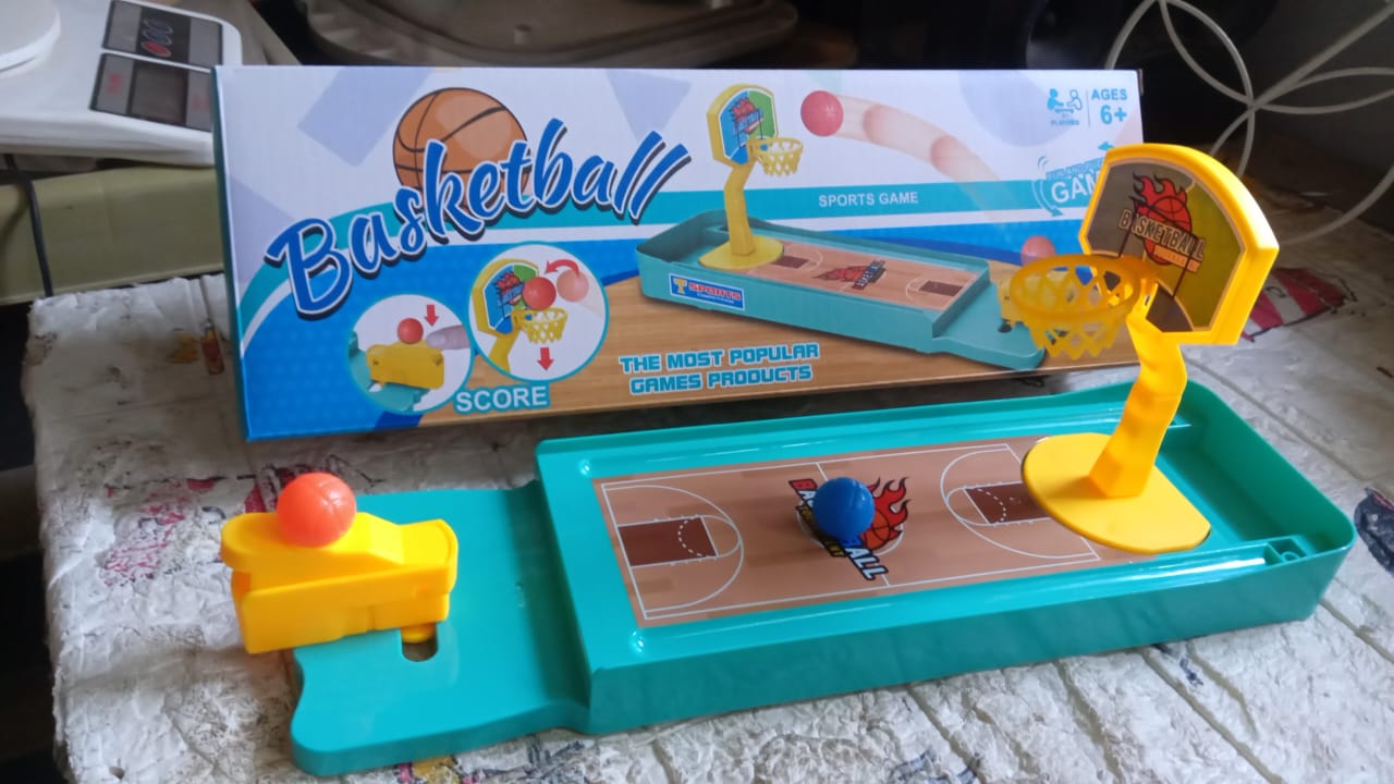Mini Table Top Finger Basketball Game for Kids - Desktop Game for Kids & Adults, Basketball Finger Bowling Game, Fun Indoor Finger Bowling Game for Boys & Girls, Family Board Game - infinityexculsivestore.com