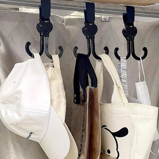 Multi - Purpose Strong Pushchair Hook Baby Carriage Hook 360Degree Rotating Black Stroller for Hanging Bag, Baby Carriage Hook for Cars, Wheelchairs, Walking Aids, Bicycles, Shopping Trolley, Bicycles (1 Pc) - infinityexculsivestore.com