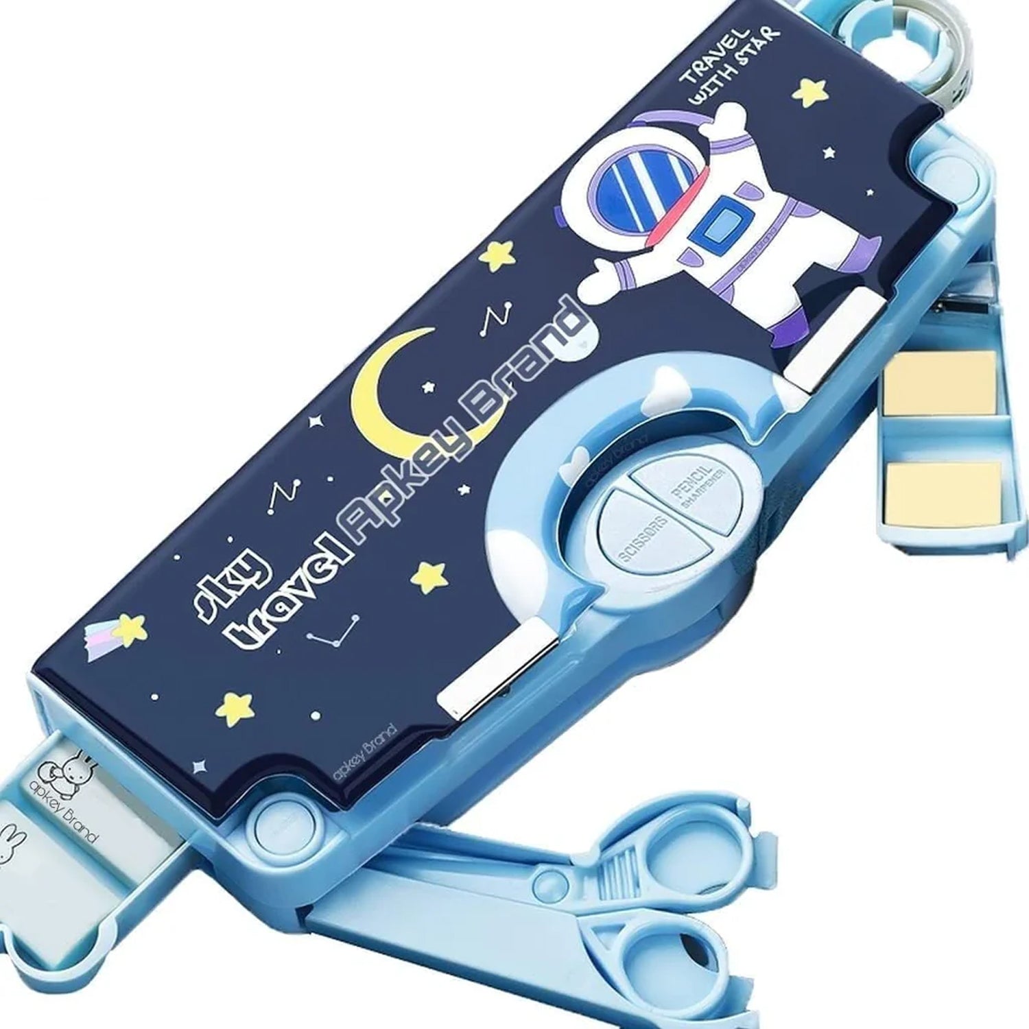 Multifunctional Pencil Box for Kids, Space Pencil Box For Boys, Kids Pencil Box for Boys & Girls, Magnetic Pencil Box for Boys, Pop up Pencil Box, Space Theme Return Gifts for Kids (Space Pencil Box) - infinityexculsivestore.com