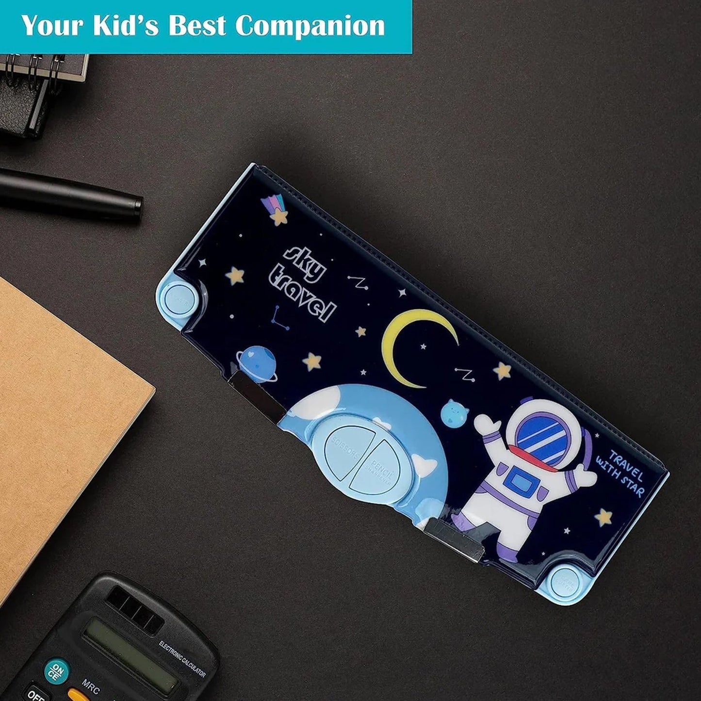 Multifunctional Pencil Box for Kids, Space Pencil Box For Boys, Kids Pencil Box for Boys & Girls, Magnetic Pencil Box for Boys, Pop up Pencil Box, Space Theme Return Gifts for Kids (Space Pencil Box) - infinityexculsivestore.com