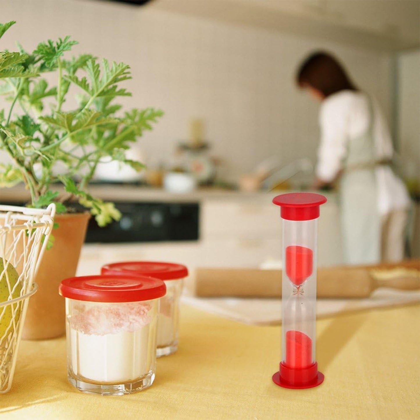 Sand Timer Plastic Hourglass, Sand Glass Toy Sand Clock for Kitchen, Office, School and Brushing Teeth for Bathroom Timer Clock Children Hourglass Sand glass Toothbrush Household Sand Clock (3 Min Approx / 5 pc) - infinityexculsivestore.com