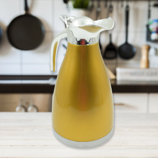 Vacuum Insulated Kettle Jug, Vacuum Insulated Thermos Kettle Jug Insulated Vacuum Flask, Vacuum Kettle Jug Stainless Steel For Milk ,Tea ,Beverage Home Office Travel Coffee (1.5 Ltr / 1Pc) - infinityexculsivestore.com