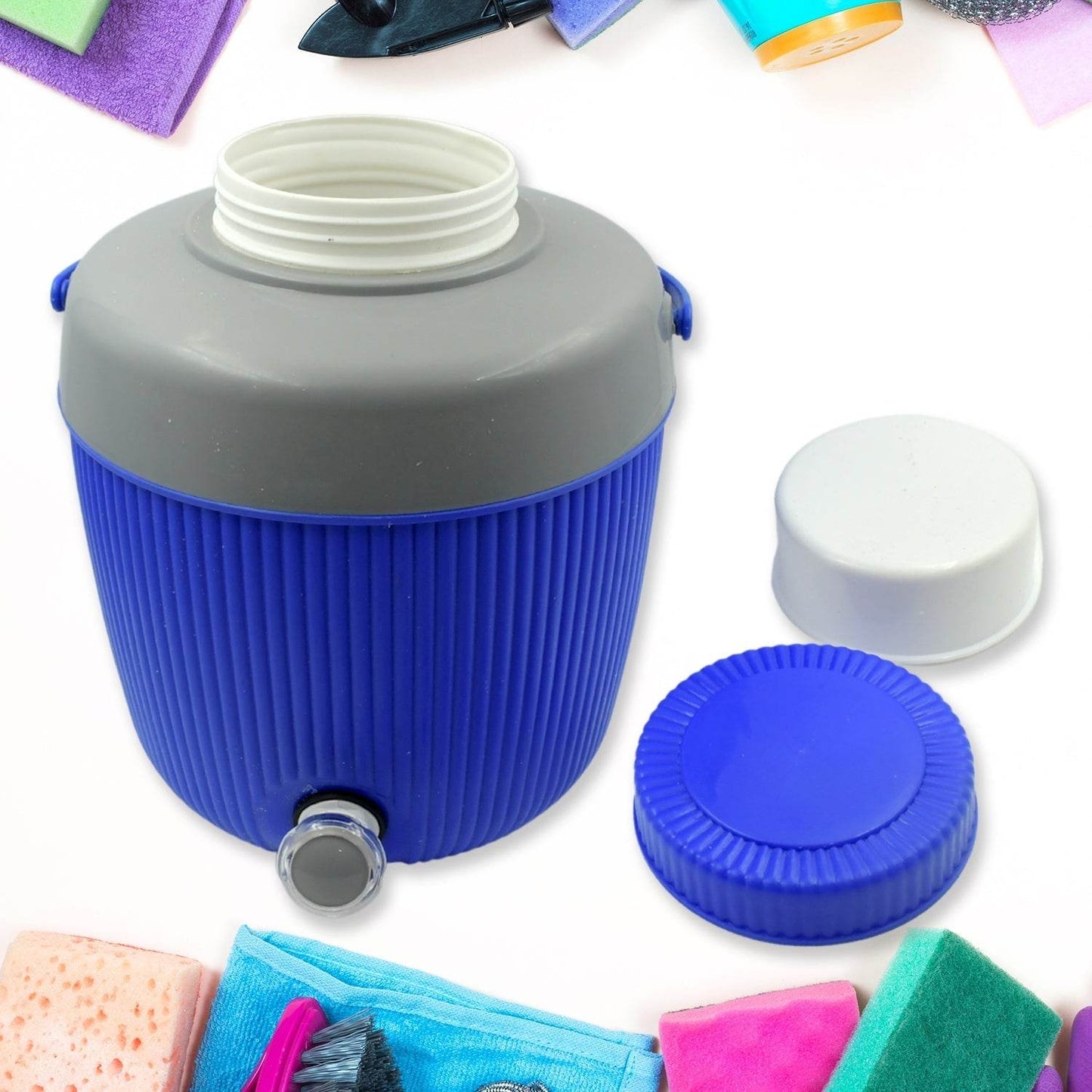 Insulated Water Jug, Insulated Plastic Water Jug with a Sturdy Handle, Water Jug Camper with Tap Plastic Insulated Water Storage Cool Water Storage for Home & Travelling (6000 ML) - infinityexculsivestore.com