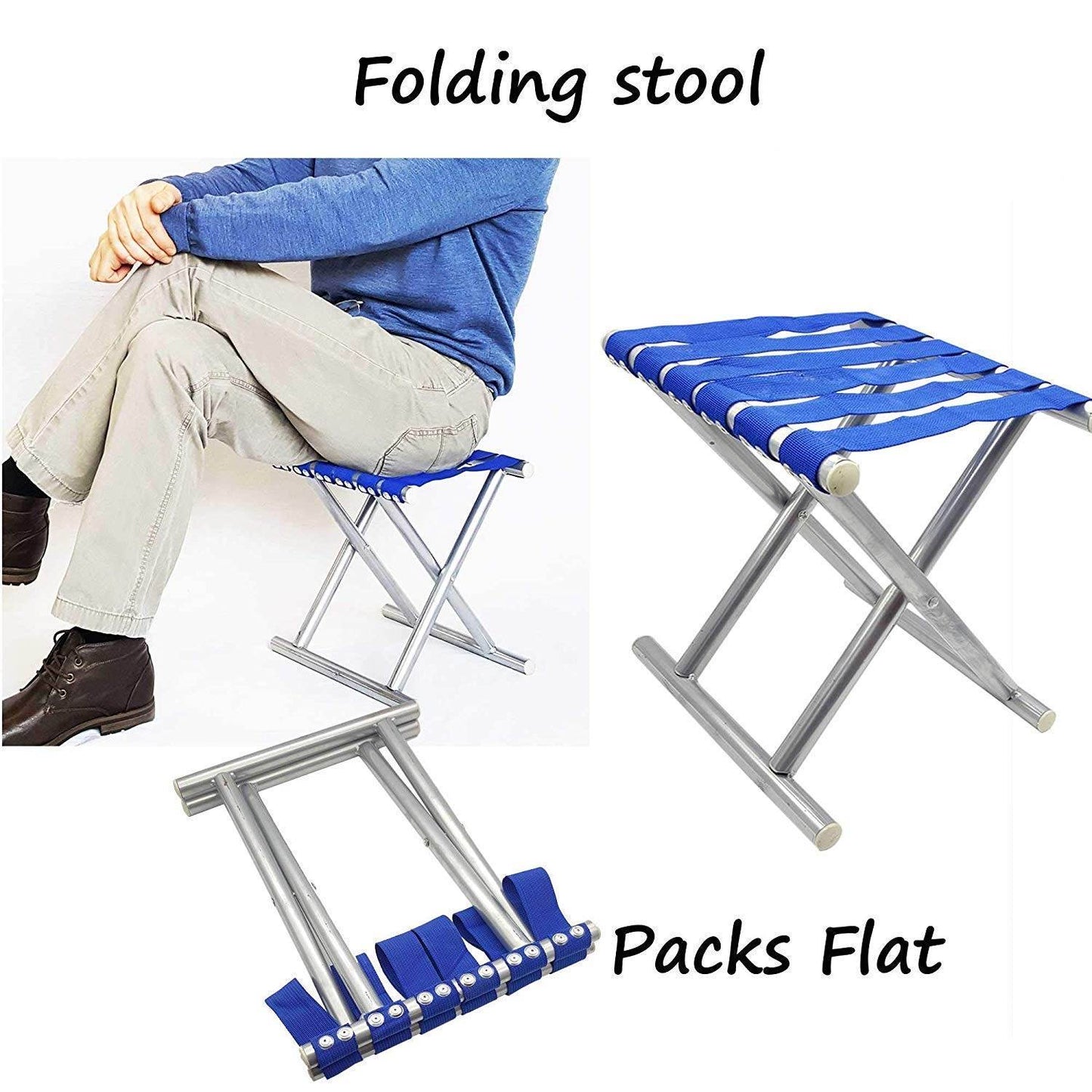 Folding Beach Tool Best Folding Stool Portable Travel Train Chair Outdoor Rest Seat Fishing Beach Picnic Hiking Backpacking Stool, Camping Fishing Hiking Picnic Garden (1 Pc ) - infinityexculsivestore.com
