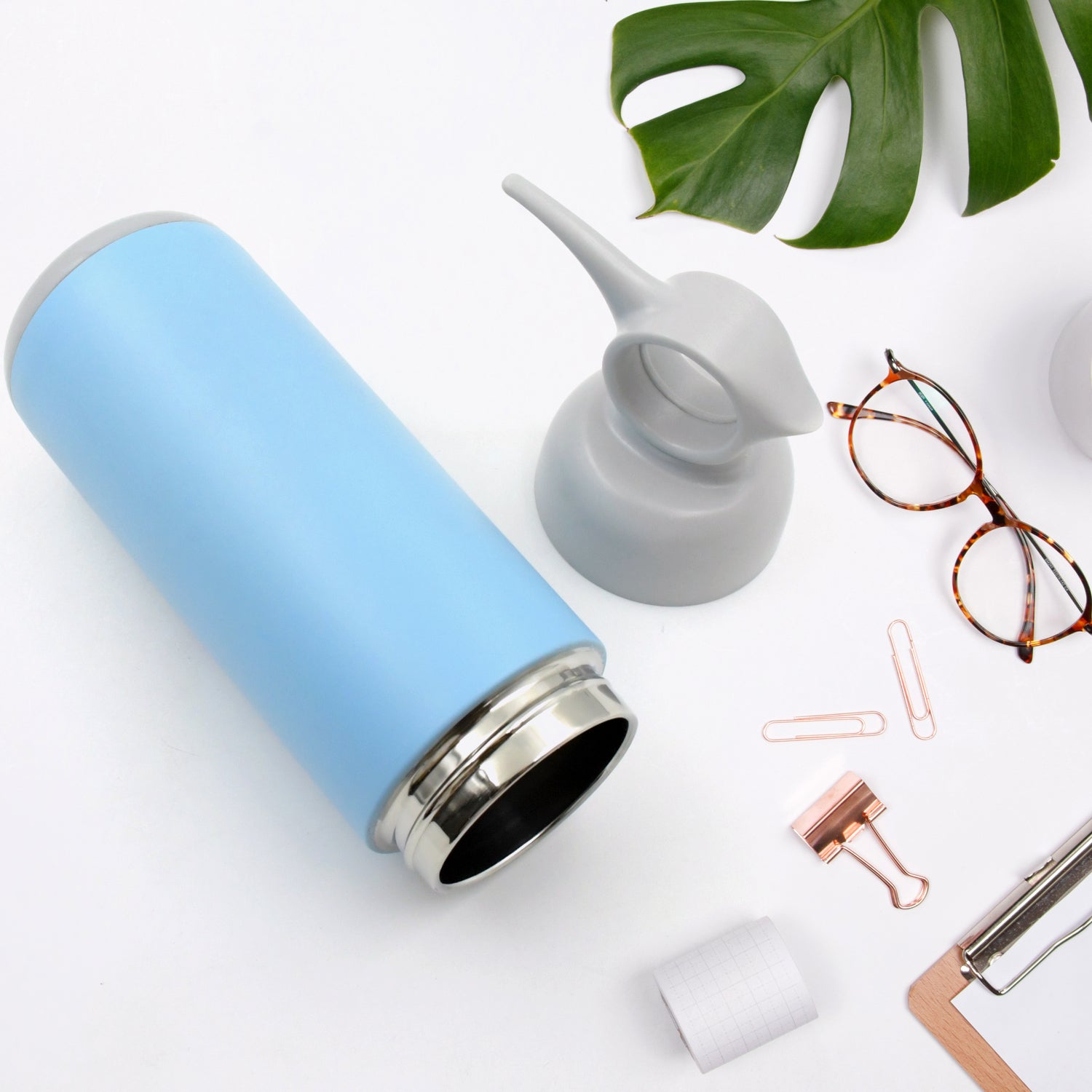 Stainless Steel Water Bottle With Handle Easy to Carry, Fridge Water Bottle, Leak Proof, Rust Proof, Hot & Cold Drinks, Gym Sipper BPA Free Food Grade Quality, Steel fridge Bottle For office/Gym/School (Approx 500 ML) - infinityexculsivestore.com