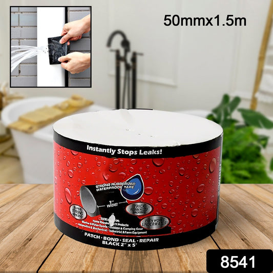 leak Proof Tape, Sealing Tape Stickers Water Leakage Stopper Block Quick Pipe Fix PVC Waterproof Strong Adhesive DIY Home Garden Sticker Tapes (50mmx1.5m) - infinityexculsivestore.com